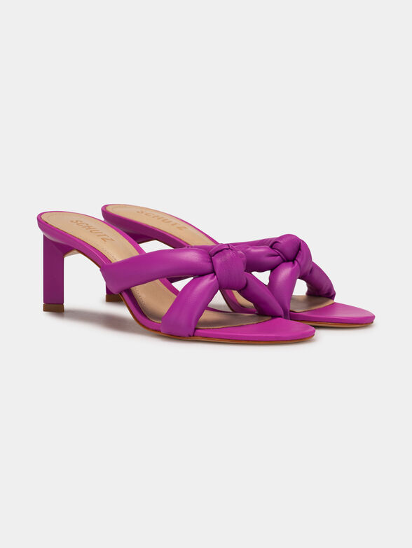 Black heeled sandals - 2