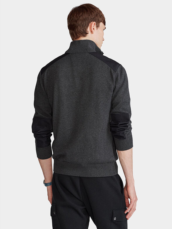 Sweater with logo embroidery - 2