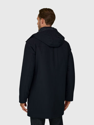 Padded parka in dark blue - 3
