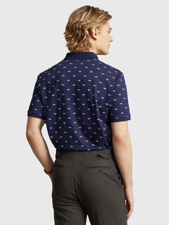 Monogram-logo effect Polo Shirt  - 3