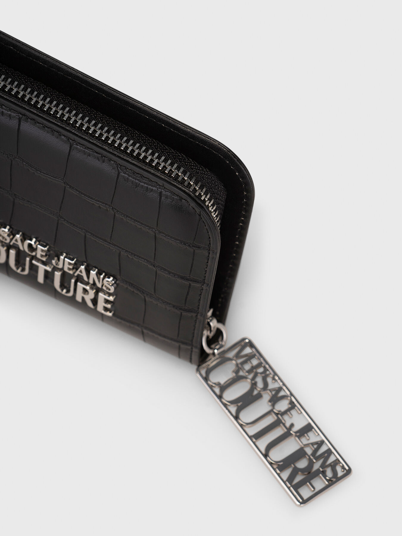 Wallet with croco texture brand VERSACE JEANS COUTURE