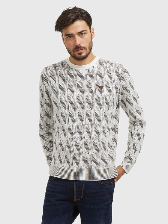 Пуловер от вълнен бленд  - 1