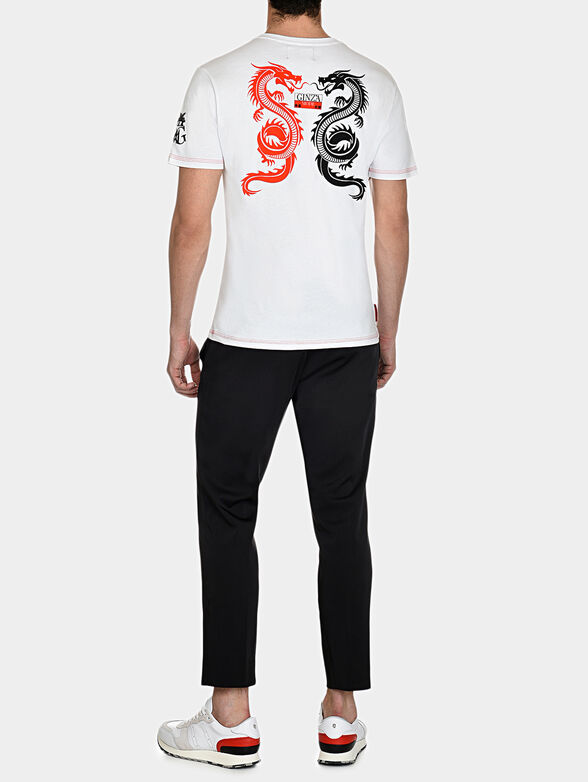 TS018 T-shirt with art prints - 2