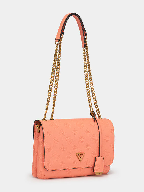 HELAINA crossbody bag in coral color - 4