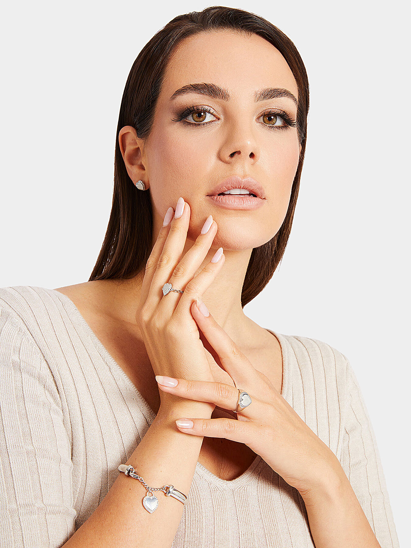 Guess heart ring cheap