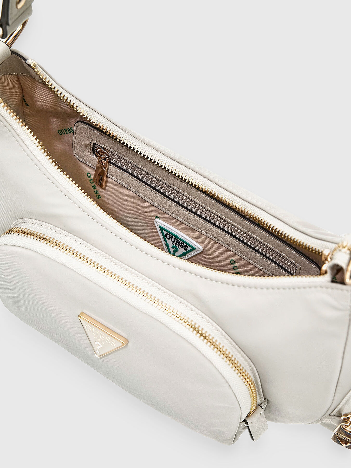 ★TOUT Y EST★ Essential Gemma Bag Coco White ASB3PMBGG104 GUESS-Eco-Gemma-Mini-Crossbody