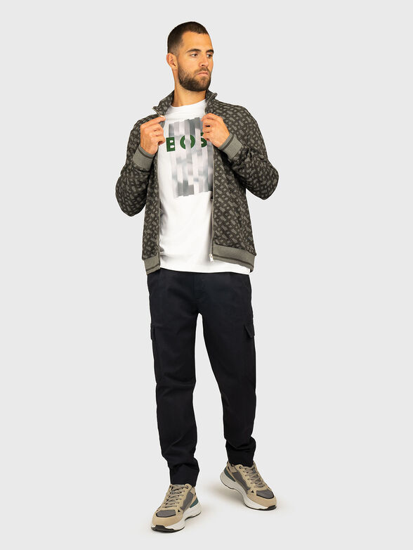 Sweatshirt with monogram logo print - 2