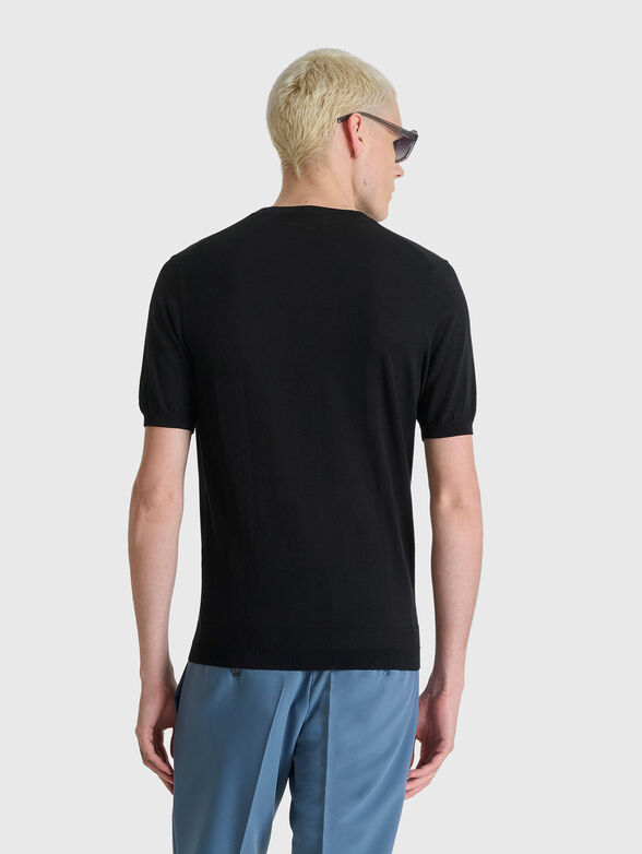 Short-sleeved pullover made of cotton blend - 2