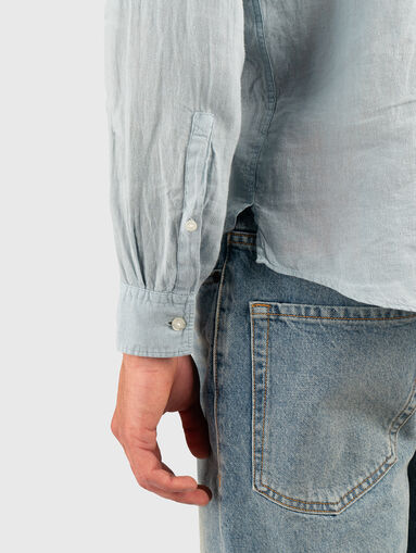 ERMANN long sleeved linen shirt - 5