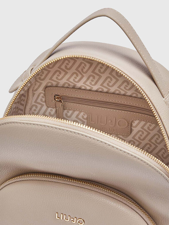 Beige backpack - 5