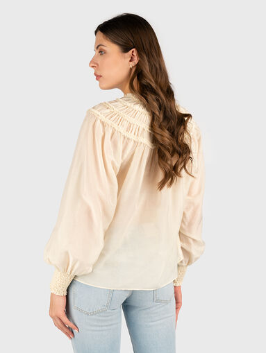 Blouse with long sleeves - 3