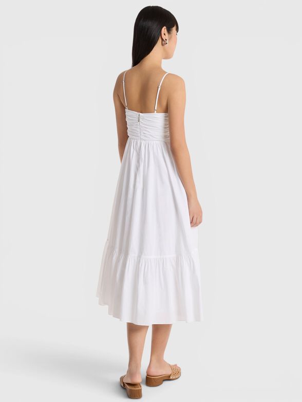 Cotton poplin midi dress - 2