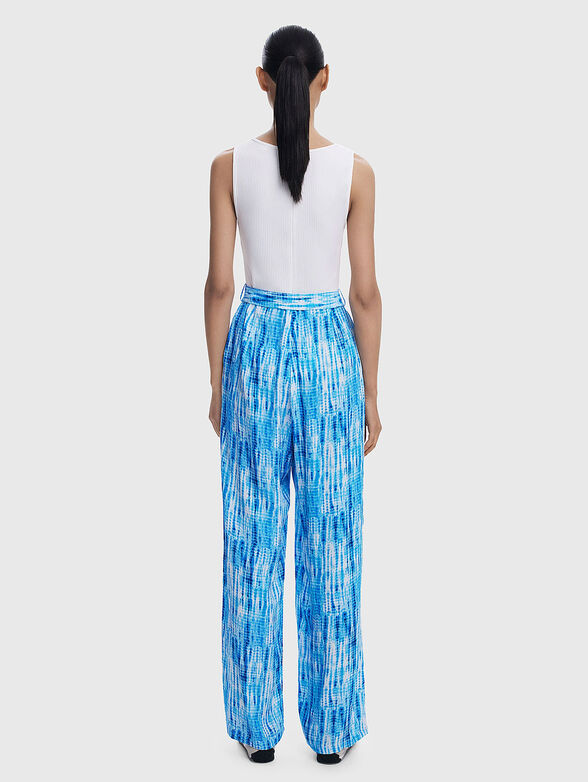 HYBRID jumpsuit with high waist and wide legs - 2