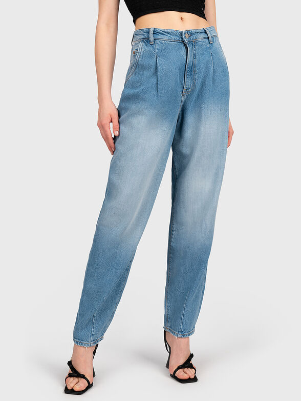 ANDREA BARREL blue jeans - 1