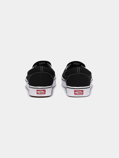 Slip-on sneakers in black color - 4