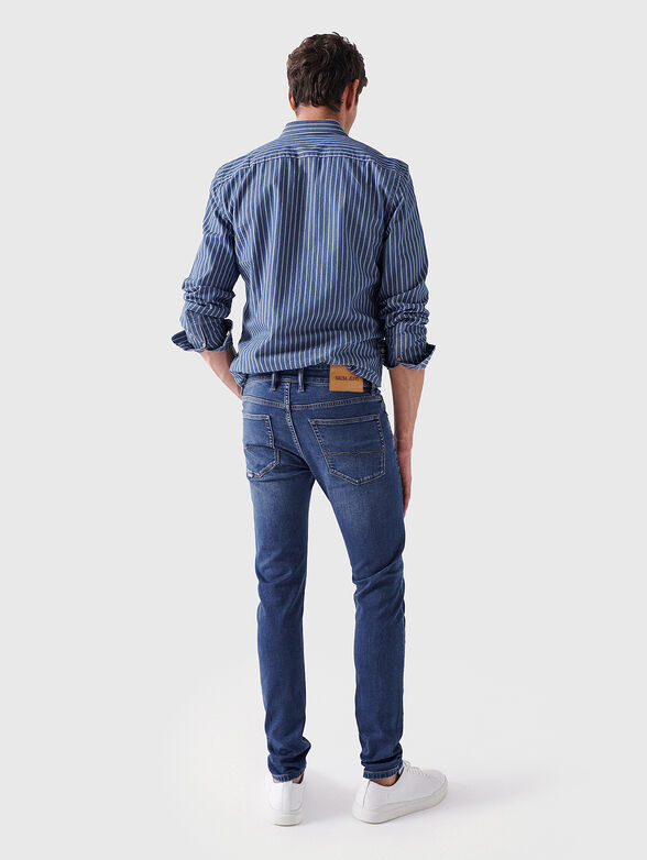 Skinny jeans with logo patch - 2