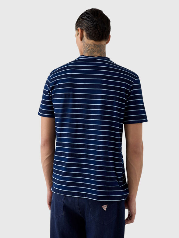 Striped cotton T-shirt - 3