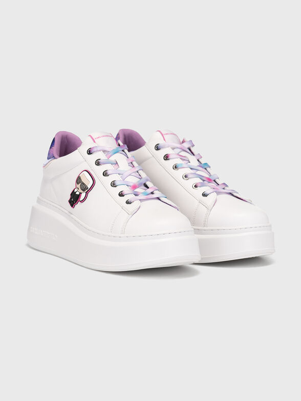 ANAKAPRI sneakers with purple accents - 2