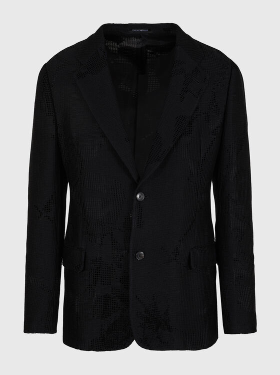 Jacket with mesh texture  - 1