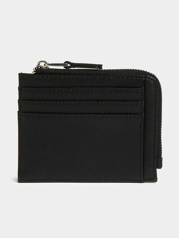 CERTOSA black mini wallet with Saffiano effect - 2