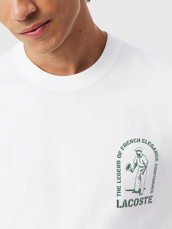 White cotton T-shirt - 4