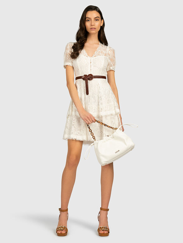 Short lace dress - 6