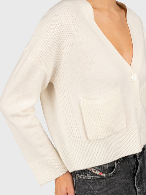 Cardigan with logo detail on the back - 4