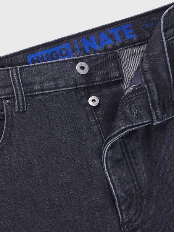 NATE jeans in dark grey - 2