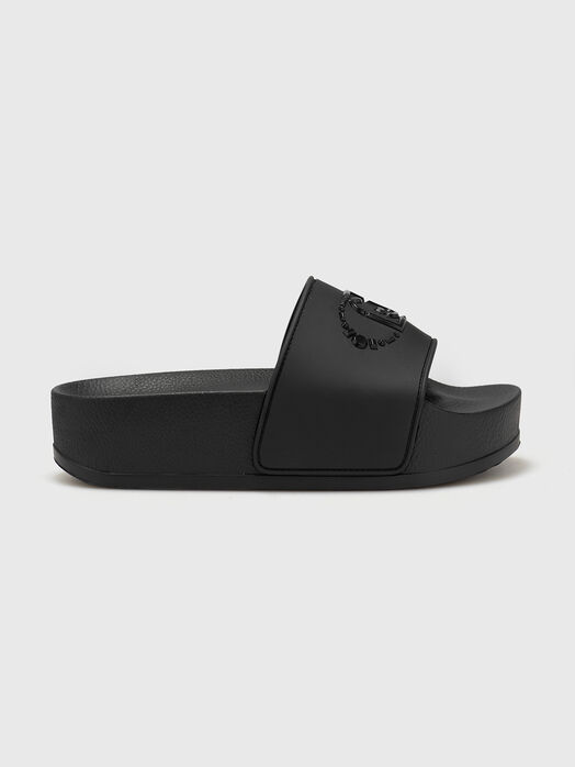 Black platform sandals MYKONOS 01