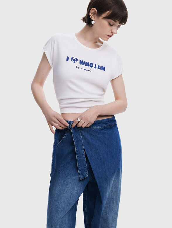 Baggy wrap style jeans - 5