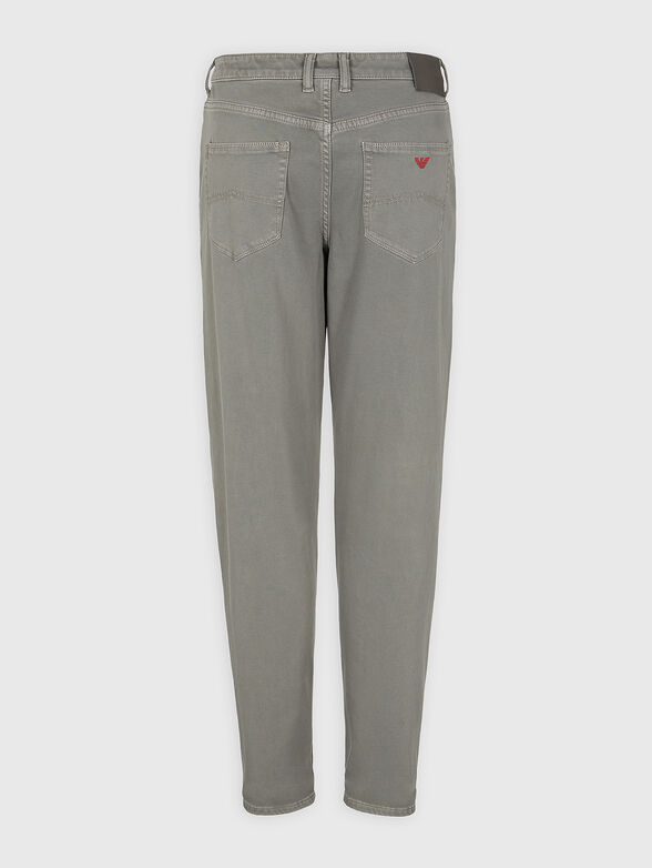 Mid-rise straight-leg trousers - 2