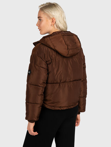 AMANDINE black cropped jacket with pockets - 3