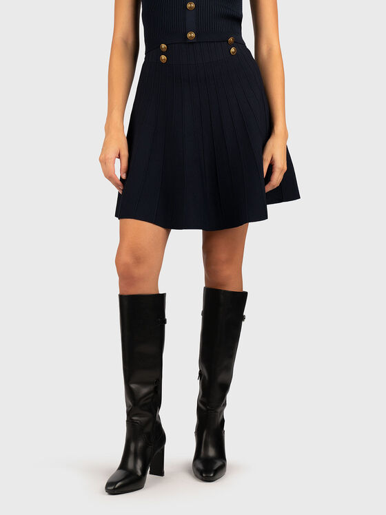 EMMIE mini skirt with accent buttons - 1