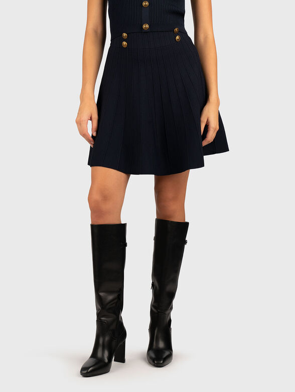 EMMIE mini skirt with accent buttons - 1