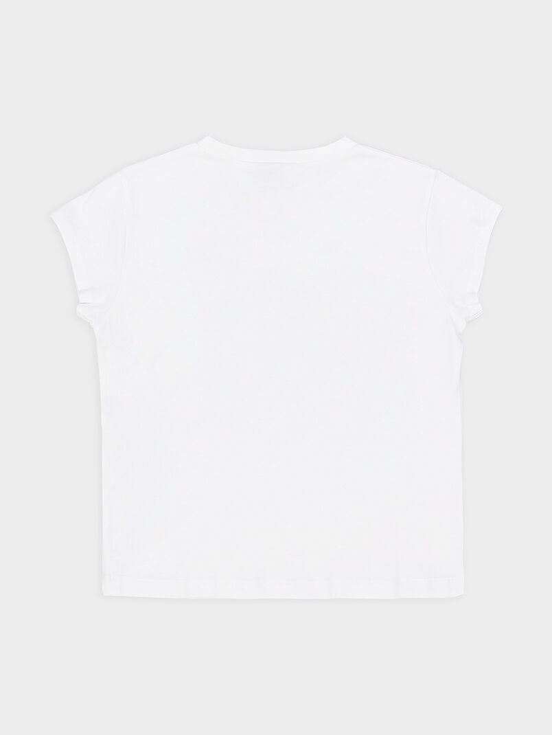 White T-shirt with print - 3