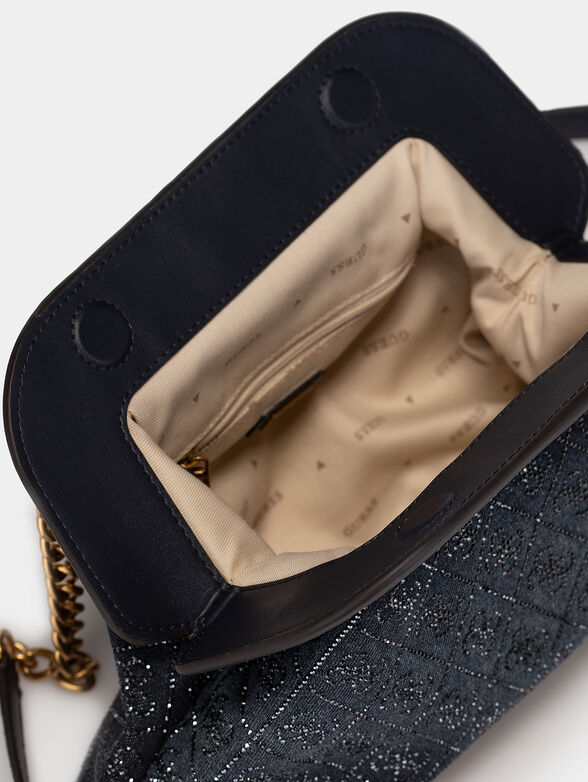 SICILIA clutch bag with 4G rhinestone logo - 6