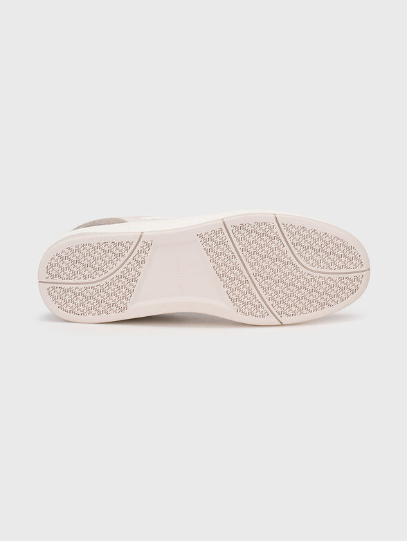 Leather and suede sneakers - 5