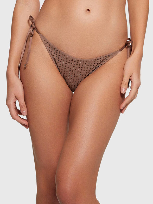 Bikini bottom with drawstring - 1