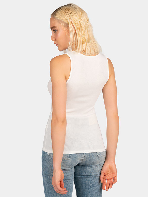 DUNIA N top with logo detail - 3