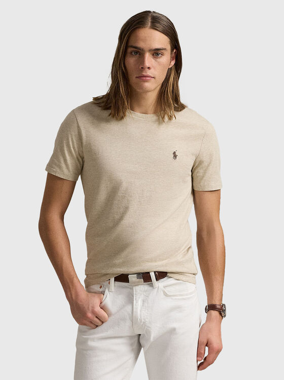 T-shirt with embroidered logo - 1