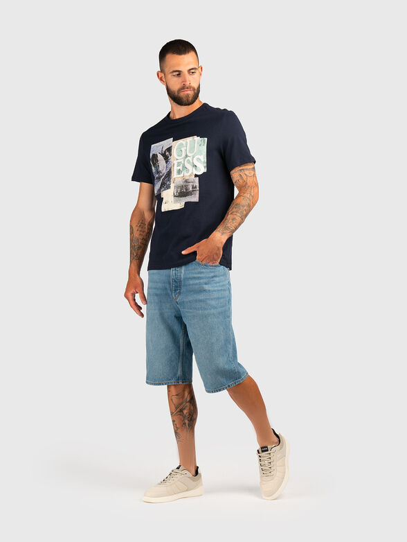 Slim T-shirt with print - 2