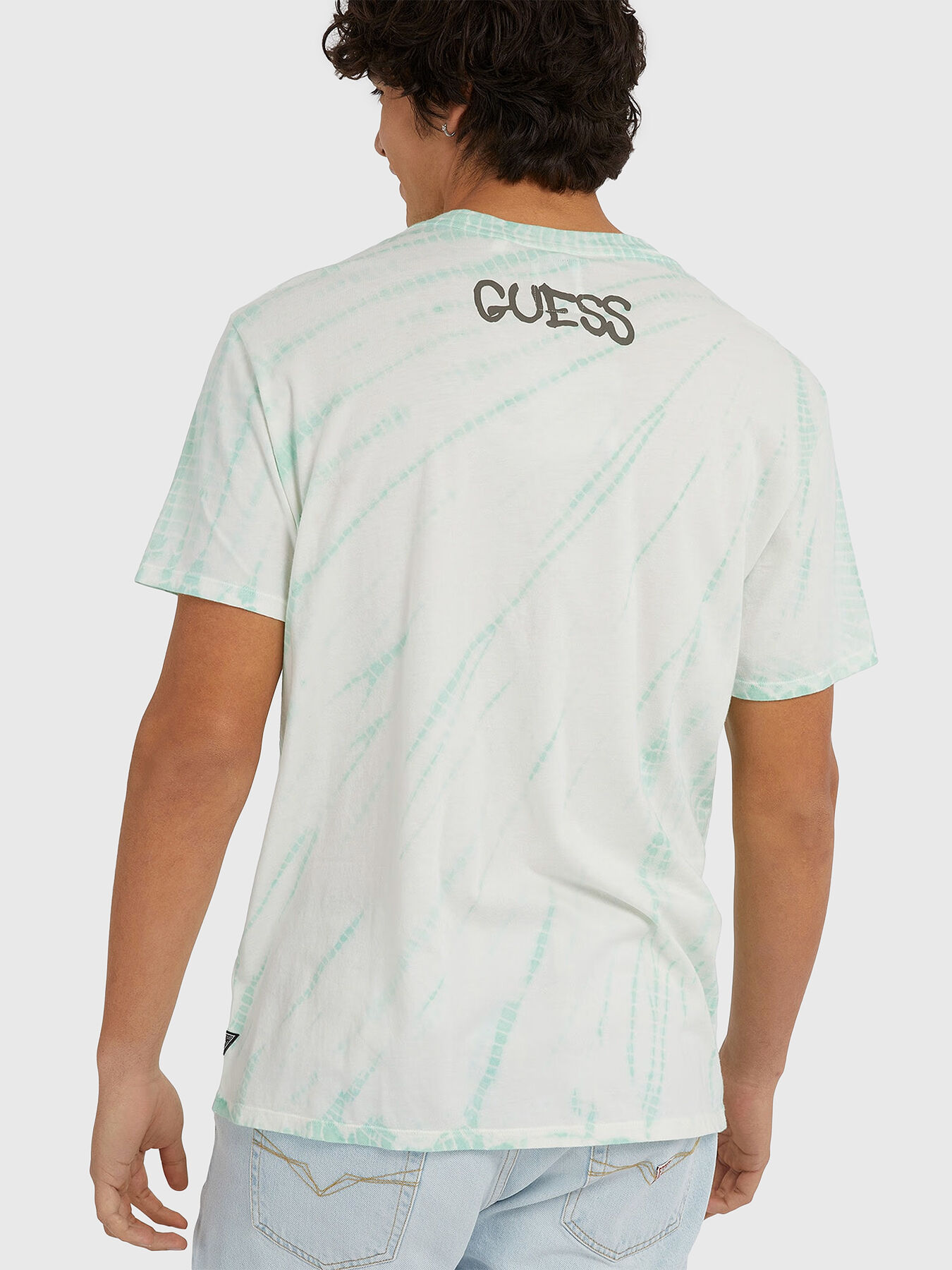 Guess t shirt tie dye deals