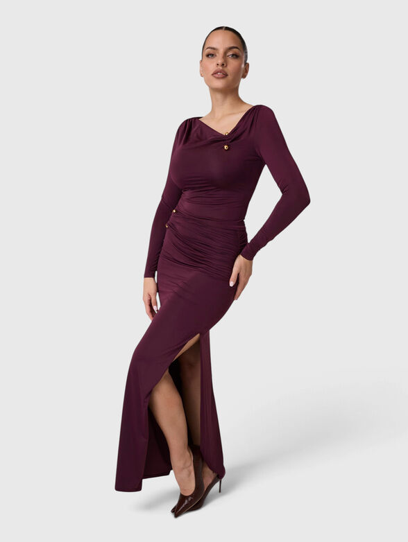 EZME Blouse in burgundy - 2