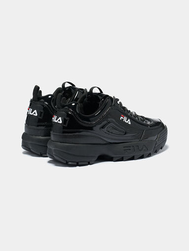 DISRUPTOR P Patent look black sneakers - 3