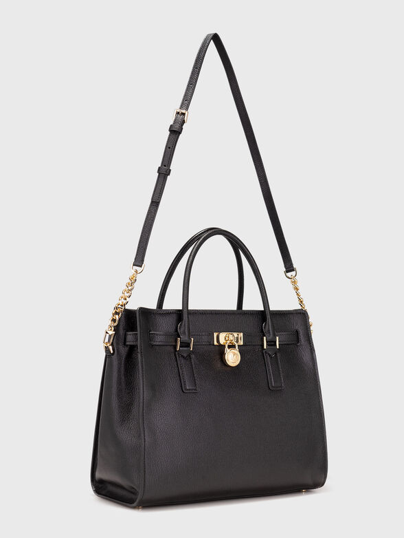 Leather bag with logo detail - 2