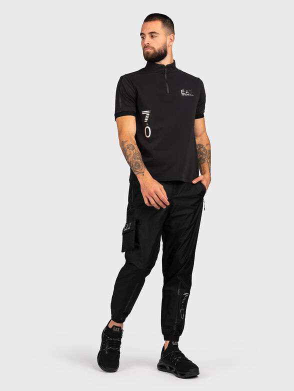 High-neck polo shirt - 2