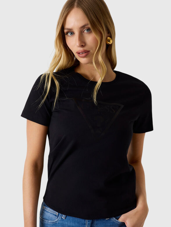 Cotton T-shirt with a printed logo - 4