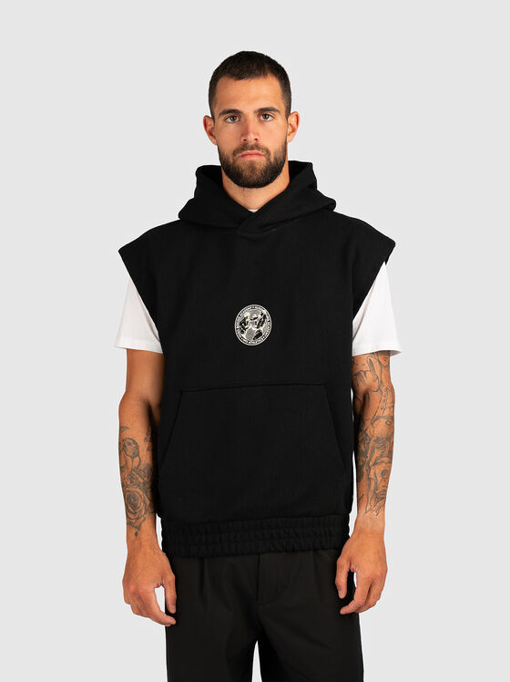 Памучен суитшърт без ръкави - 1