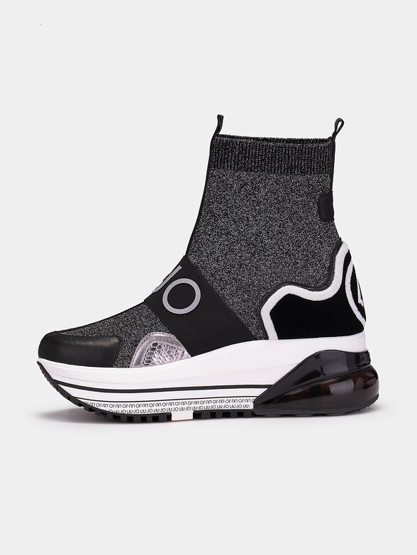 AIR MAXI 9 Slip-on black sneakers - 4