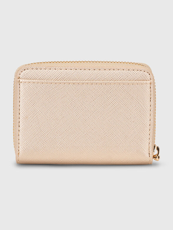 Zip-around wallet in beige - 2